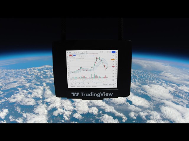 the first bitcoin chart in space